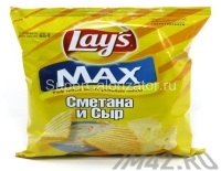 Чипсы Lays Max сметана и сыр