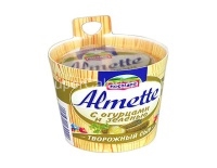 Сыр Almette с огурцами и зеленью