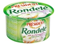 Сыр President Rondele творожный с чесноком и травами
