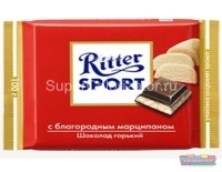 Шоколад Ritter Sport горький с благородным марципаном
