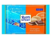 Шоколад Ritter Sport зимний Апельсин-Марципан