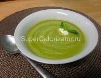 Суп из зелёного горошка